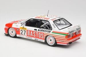 BMW M3 E30 #27 Bigazzi Team S. Soper / A. Hahne 4th Place 24 Hours of Spa 1990 Minichamps 1:18 155902027 Metāls — attēls 5 no 6
