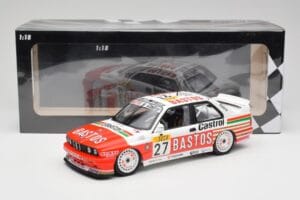 BMW M3 E30 #27 Bigazzi Team S. Soper / A. Hahne 4th Place 24 Hours of Spa 1990 Minichamps 1:18 155902027 Metāls — attēls 6 no 6