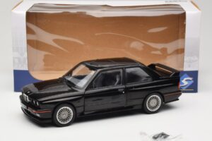 BMW M3 E30 Sport Evo Melns Solido 1:18 S1801501 Metāls — attēls 8 no 8