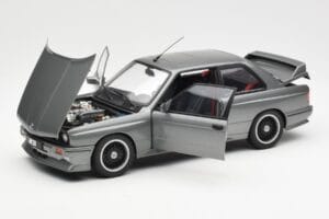 BMW M3 E30 Sport Evolution Cecotto Pelēks AUTOart 1:18 70567 Metāls — attēls 2 no 8