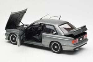 BMW M3 E30 Sport Evolution Cecotto Pelēks AUTOart 1:18 70567 Metāls — attēls 5 no 8
