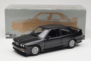 BMW M3 E30 Black Metallic Minichamps 1:18 180020306 Metāls — attēls 8 no 8