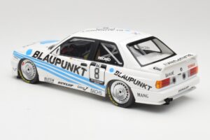 BMW M3 E30 Team Schnitzer #8 O. Manthey DTM 1988 Minichamps 1:18 155882008 Metāls — attēls 5 no 6