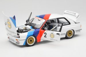 BMW M3 E30 #2 Warsteiner E. van de Poele DTM Champion 1987 Minichamps 1:18 80430396026-O Metāls — attēls 2 no 8