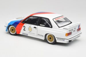 BMW M3 E30 #2 Warsteiner E. van de Poele DTM Champion 1987 Minichamps 1:18 80430396026-O Metāls — attēls 7 no 8