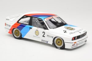 BMW M3 E30 Zackspeed #2 E. van de Poele Champion DTM 1987 Minichamps 1:18 155872002 Metāls — attēls 4 no 6