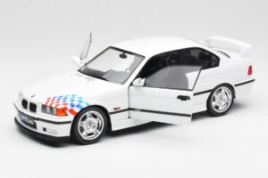 BMW M3 E36 Lightweight Balts Solido 1:18 S1803903 Metāls — attēls 2 no 8