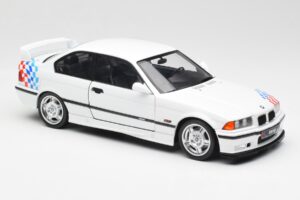 BMW M3 E36 Lightweight Balts Solido 1:18 S1803903 Metāls — attēls 6 no 8