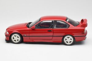 BMW M3 E36 Streetfighter Imola Sarkans Solido 1:18 S1803911 Metāls — attēls 4 no 8