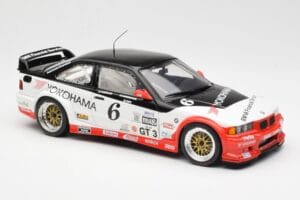BMW M3 E36 GTR #0 B. Auberlen / M. Simo / P. Cunningham Daytona 24 Hours 1998 UT Models 1:18 39816 Metāls — attēls 6 no 8