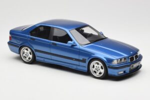 BMW M3 E36 Sedans Zils Otto 1:18 OT1082 Sveķi — attēls 4 no 6