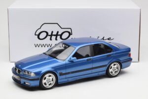 BMW M3 E36 Sedans Zils Otto 1:18 OT1082 Sveķi — attēls 6 no 6