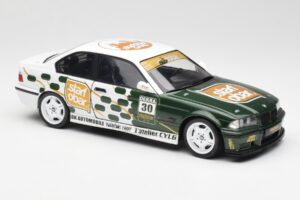 BMW M3 E36 Strafo Tic Tac Balts Solido 1:18 S1803906 Metāls — attēls 6 no 8