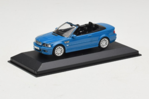 BMW M3 E46 Kabriolets Zils Minichamps 1:43 BMW015 Metāls — attēls 2 no 4