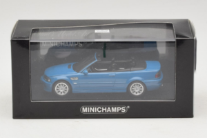 BMW M3 E46 Kabriolets Zils Minichamps 1:43 BMW015 Metāls — attēls 4 no 4