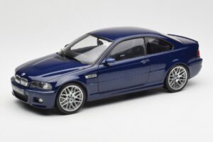 BMW M3 E46 Zils Kyosho 1:18 08503BL Metāls
