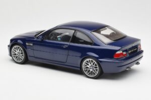 BMW M3 E46 Zils Kyosho 1:18 08503BL Metāls — attēls 7 no 8