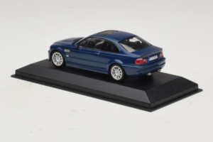 BMW M3 E46 Zils Minichamps 1:43 BMW014 Metāls — attēls 3 no 4