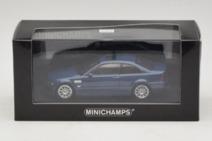 BMW M3 E46 Zils Minichamps 1:43 BMW014 Metāls — attēls 4 no 4