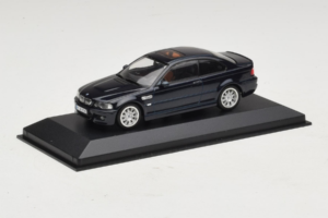 BMW M3 E46 Tumši Zils Minichamps 1:43 80420009763-R1 Metāls — attēls 2 no 4