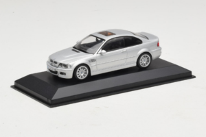 BMW M3 E46 Sudrabs Minichamps 1:43 BMW013 Metāls — attēls 2 no 4