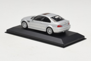 BMW M3 E46 Sudrabs Minichamps 1:43 BMW013 Metāls — attēls 3 no 4