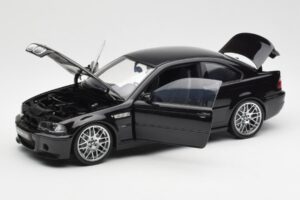 BMW M3 E46 CSL Melns Kyosho 1:18 80430302736 Metāls — attēls 2 no 8