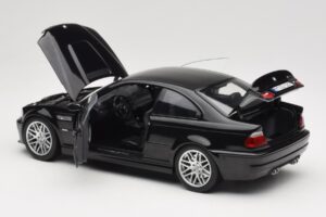 BMW M3 E46 CSL Sapphire Black Norev 1:18 183017 Metāls — attēls 5 no 8