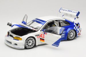 BMW M3 E46 GTR #24 D. Muller / J. Muller / H.-J. Stuck ALMS 2001 Minichamps 1:18 80430139184 Metāls — attēls 2 no 8