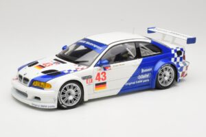 BMW M3 E46 GTR #24 D. Muller / J. Muller / H.-J. Stuck ALMS 2001 Minichamps 1:18 80430139184 Metāls
