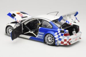 BMW M3 E46 GTR #24 D. Muller / J. Muller / H.-J. Stuck ALMS 2001 Minichamps 1:18 80430139184 Metāls — attēls 5 no 8