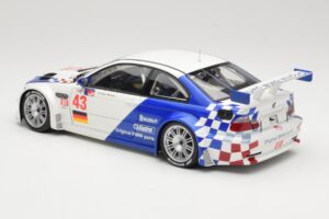 BMW M3 E46 GTR #24 D. Muller / J. Muller / H.-J. Stuck ALMS 2001 Minichamps 1:18 80430139184 Metāls — attēls 7 no 8