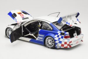 BMW M3 E46 GTR #42 J. Muller / J.J. Lehto ALMS 2001 Minichamps 1:18 80430139183 Metāls — attēls 5 no 8