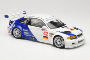 BMW M3 E46 GTR #42 J. Muller / J.J. Lehto ALMS 2001 Minichamps 1:18 80430139183 Metāls — attēls 6 no 8