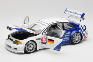 BMW M3 E46 GTR #42 J. Muller / J-J. Lehto ALMS 2001 Minichamps 1:18 80430139183-R1 Metāls — attēls 2 no 8