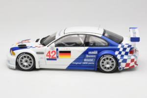 BMW M3 E46 GTR #42 J. Muller / J-J. Lehto ALMS 2001 Minichamps 1:18 80430139183-R1 Metāls — attēls 4 no 8
