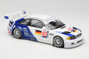 BMW M3 E46 GTR #42 J. Muller / J-J. Lehto ALMS 2001 Minichamps 1:18 80430139183-R1 Metāls — attēls 6 no 8