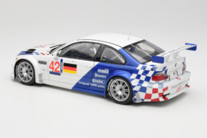 BMW M3 E46 GTR #42 J. Muller / J-J. Lehto ALMS 2001 Minichamps 1:18 80430139183-R1 Metāls — attēls 7 no 8