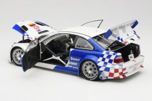 BMW M3 E46 GTR #42 J. Lehto / P. Ekblom ALMS 2001 Minichamps 1:18 100012142 Metāls — attēls 5 no 8