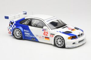 BMW M3 E46 GTR #42 J. Lehto / P. Ekblom ALMS 2001 Minichamps 1:18 100012142 Metāls — attēls 6 no 8