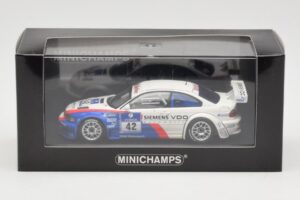 BMW M3 E46 GTR #42 P. Muller / J. Muller / H-J. Stuck / P. Lamy ADAC 24h Nurburgring 2004 Minichamps 1:43 BMW001 Metāls — attēls 4 no 4