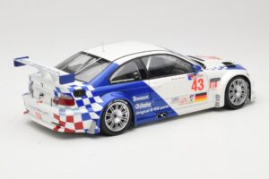 BMW M3 E46 GTR #43 D. Muller ALMS 2001 Minichamps 1:18 100012143 Metāls — attēls 3 no 8