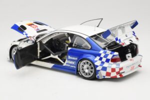 BMW M3 E46 GTR #43 D. Muller ALMS 2001 Minichamps 1:18 100012143 Metāls — attēls 5 no 8