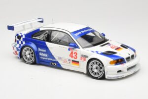 BMW M3 E46 GTR #43 D. Muller ALMS 2001 Minichamps 1:18 100012143 Metāls — attēls 6 no 8