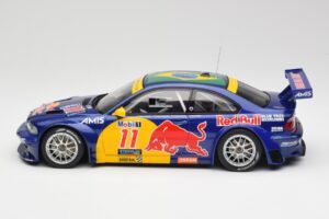BMW M3 E46 GTR #11 Red Bull Interlagos 2005 AUTOart 1:18 80645 Metāls — attēls 3 no 6
