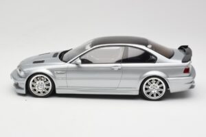 BMW M3 E46 GTR Sudrabs Otto 1:18 OT1128 Sveķi — attēls 3 no 6