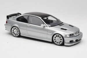 BMW M3 E46 GTR Sudrabs Otto 1:18 OT1128 Sveķi — attēls 4 no 6