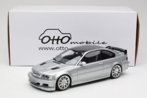 BMW M3 E46 GTR Sudrabs Otto 1:18 OT1128 Sveķi — attēls 6 no 6