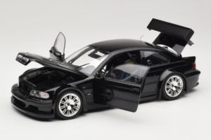 BMW M3 E46 GTR Street Melns Minichamps 1:18 100012105 Metāls — attēls 2 no 8