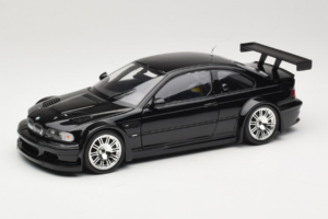 BMW M3 E46 GTR Street Melns Minichamps 1:18 100012105 Metāls